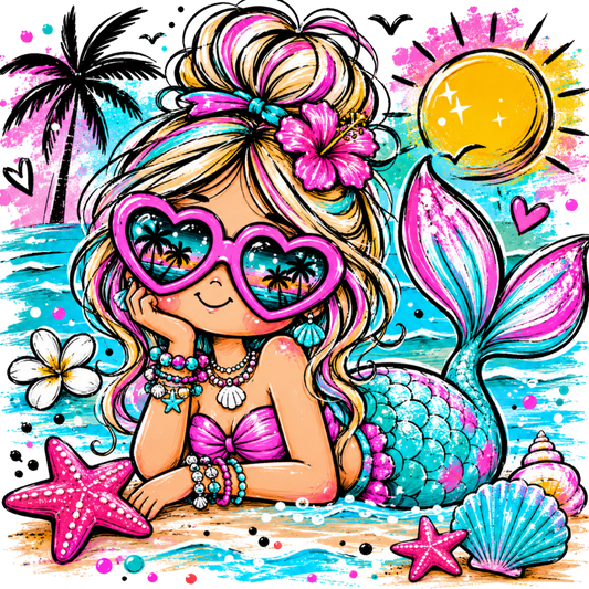Mermaid DTF Transfers