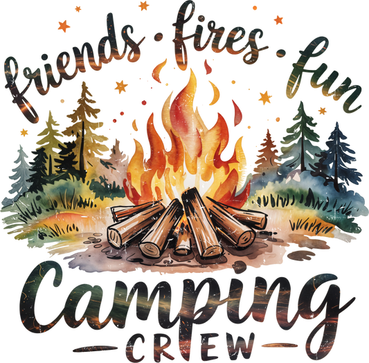 Camping Crew DTF Transfer