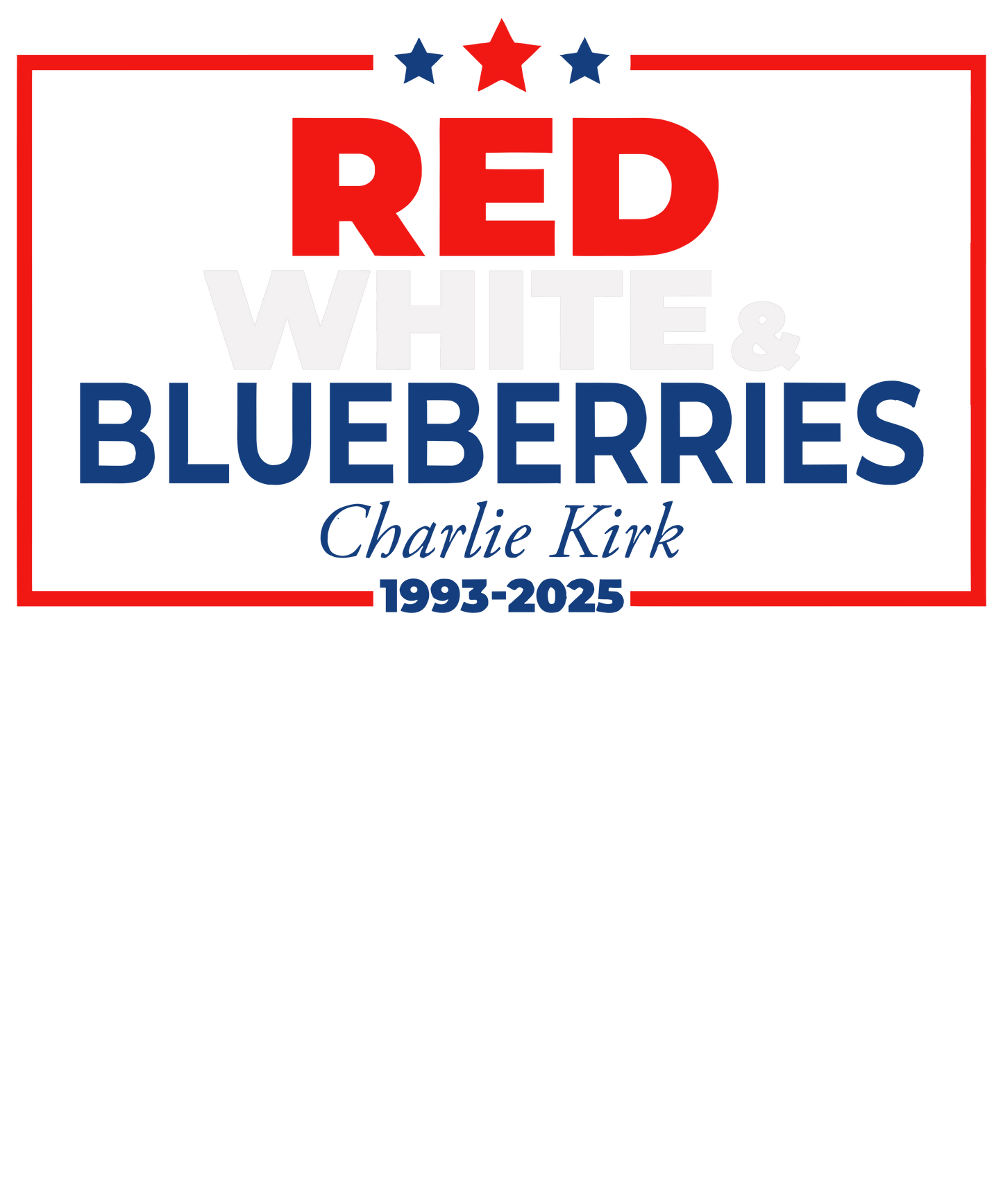 Red, White, Blueberries DTF Transfer