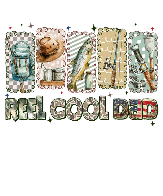 Reel cool dad DTF Transfer