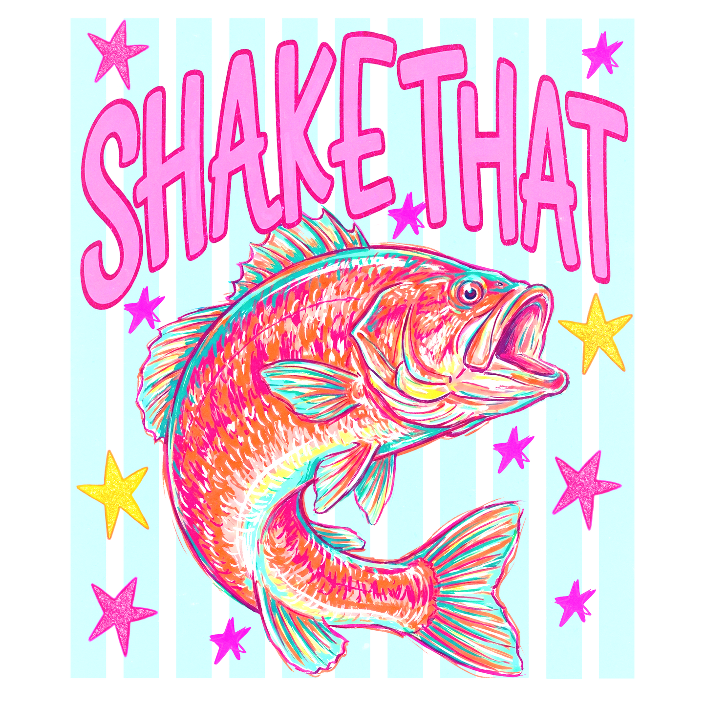 Shake The Bass #2 DTF Transfer