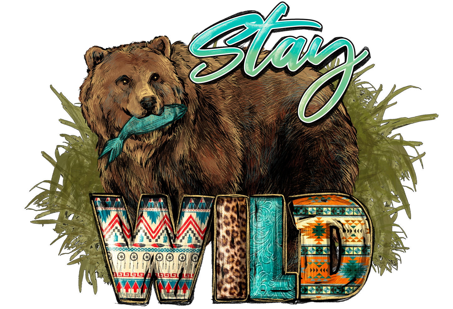 Stay Wild DTF Transfer