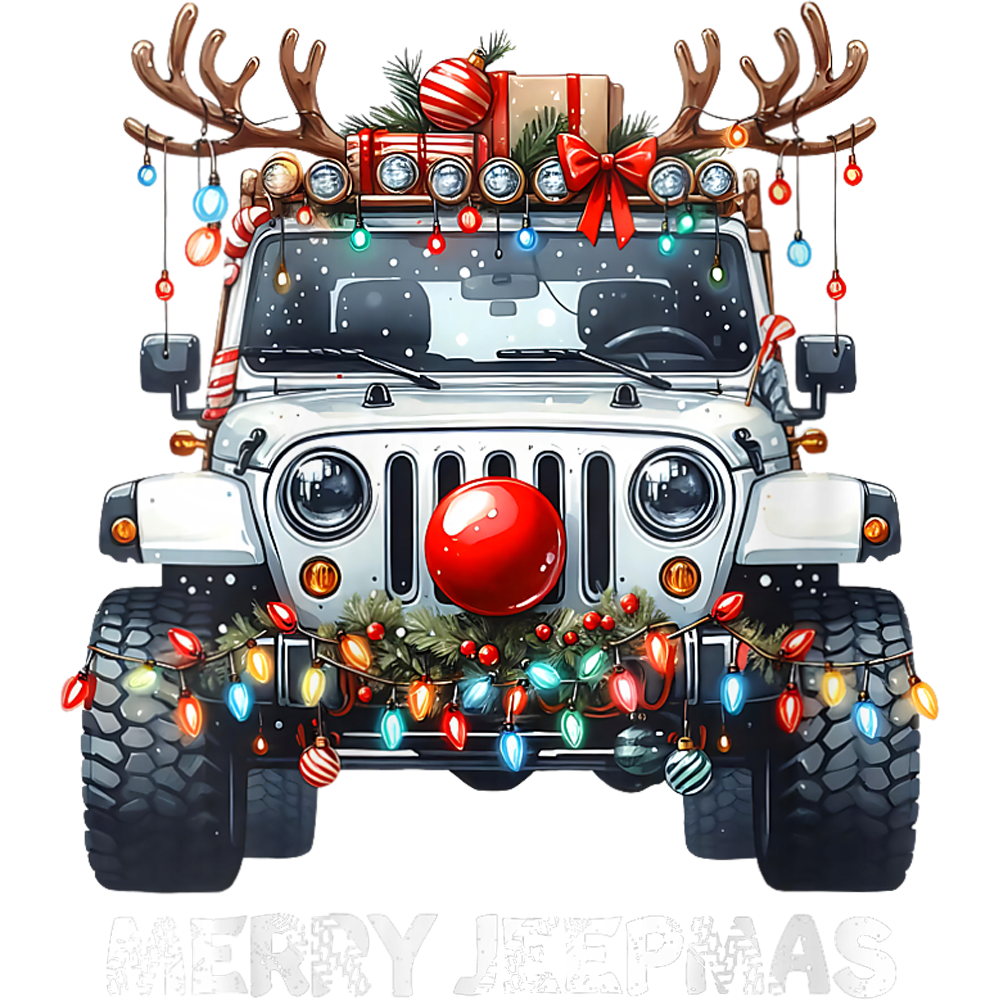 Merry Jeepmas DTF Transfer