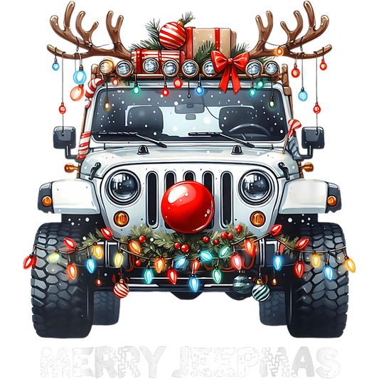 Merry Jeepmas DTF Transfer