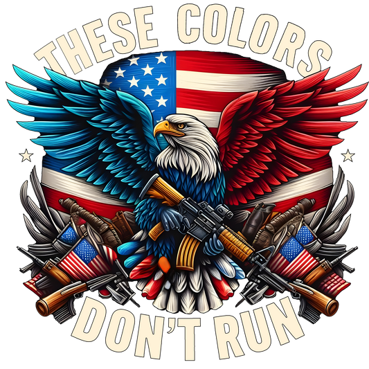 These colors don't run DTF Transfer