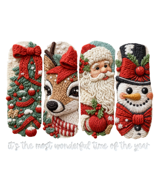 Yarn Style It's the most wonderful time of the year  DTF Transfer