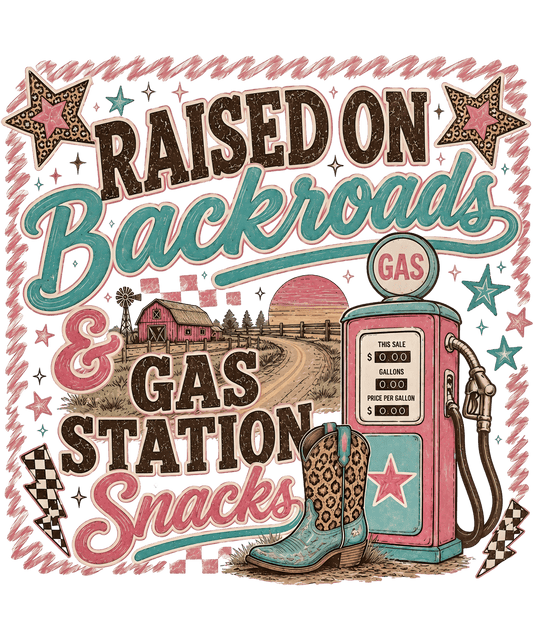Backroads & Snacks DTF Transfers