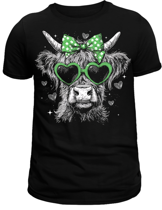St. Patty's Highland cow DTF Transfer