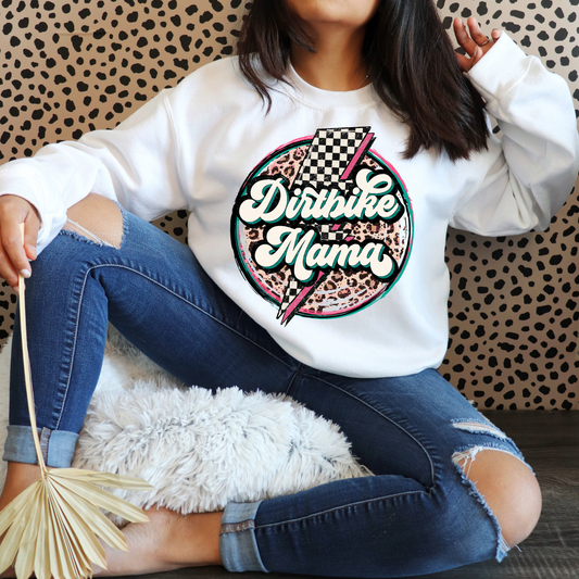 Retro dirtbike mama DTF Transfer