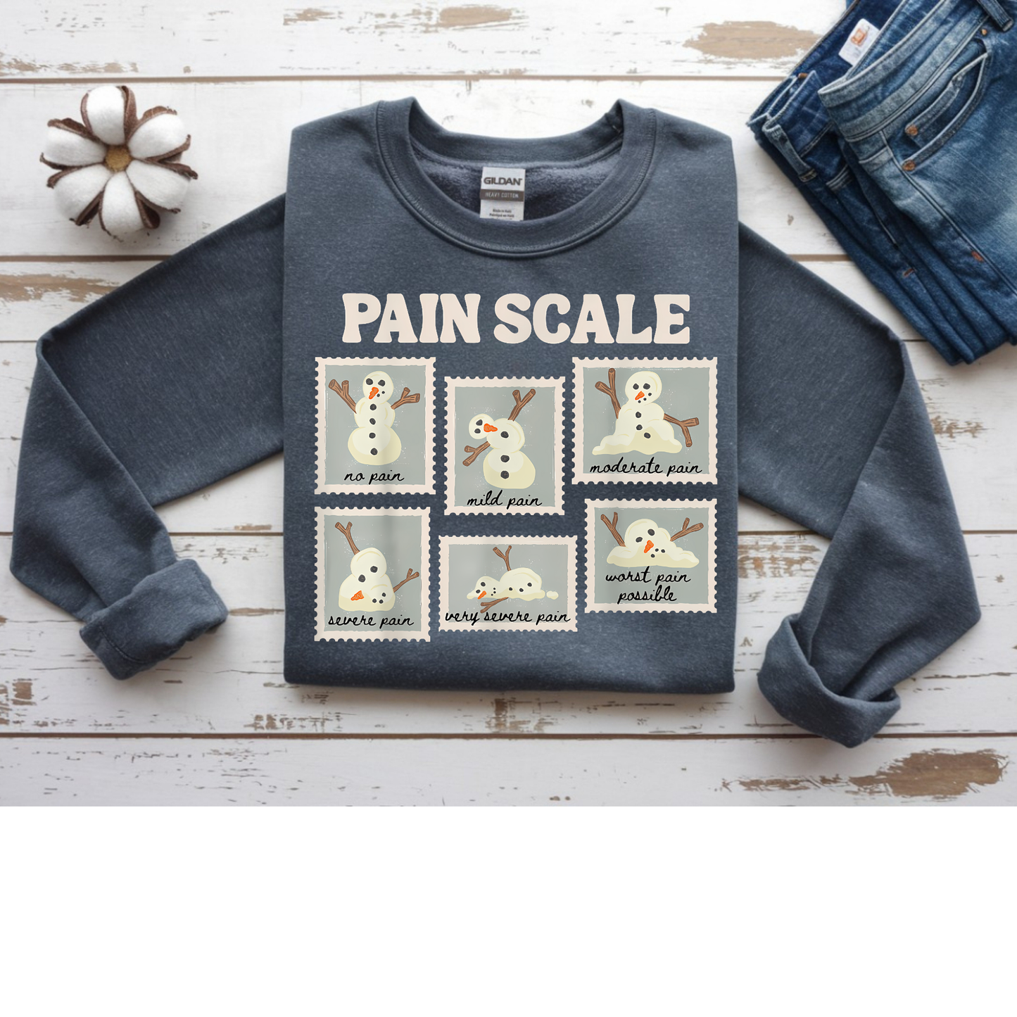 Pain Scale DTF Transfer