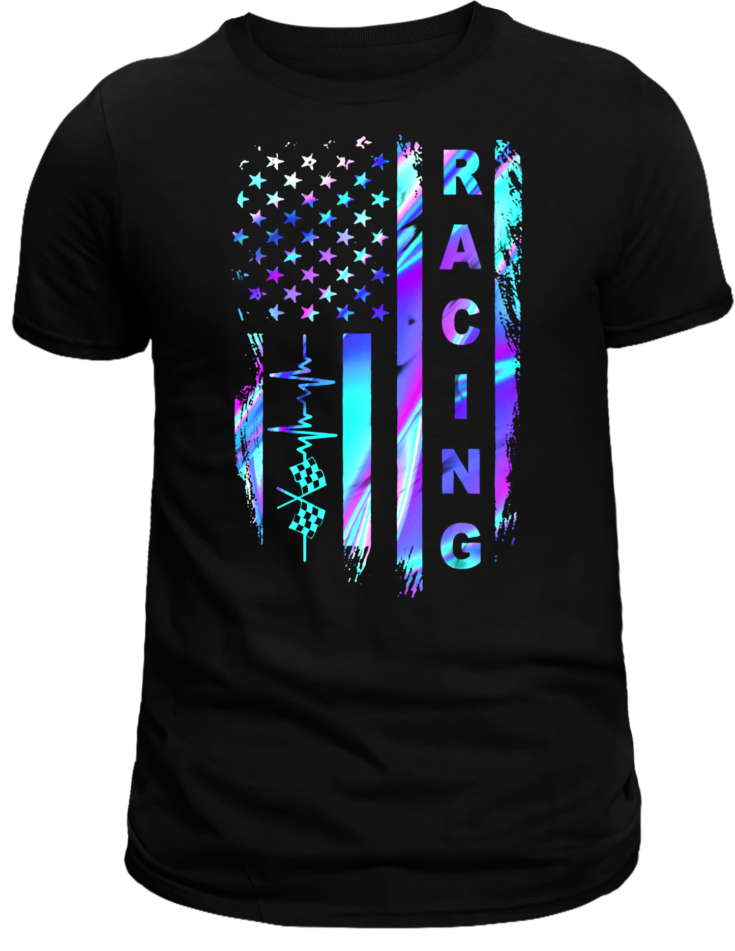 Racing Flag DTF Transfer