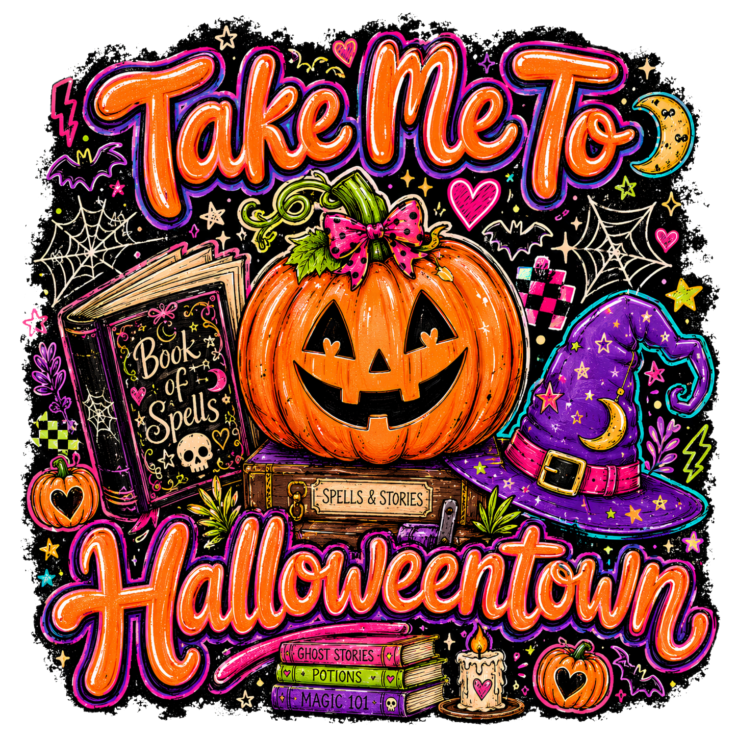 Take me to Halloweentown DTF Transfers