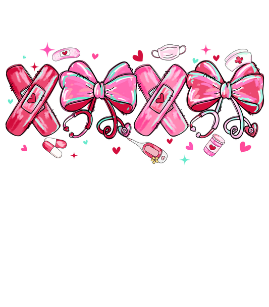 Nurse Valentines Day DTF Transfer