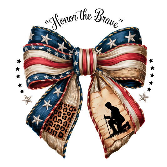 Honor The brave bow DTF Transfer