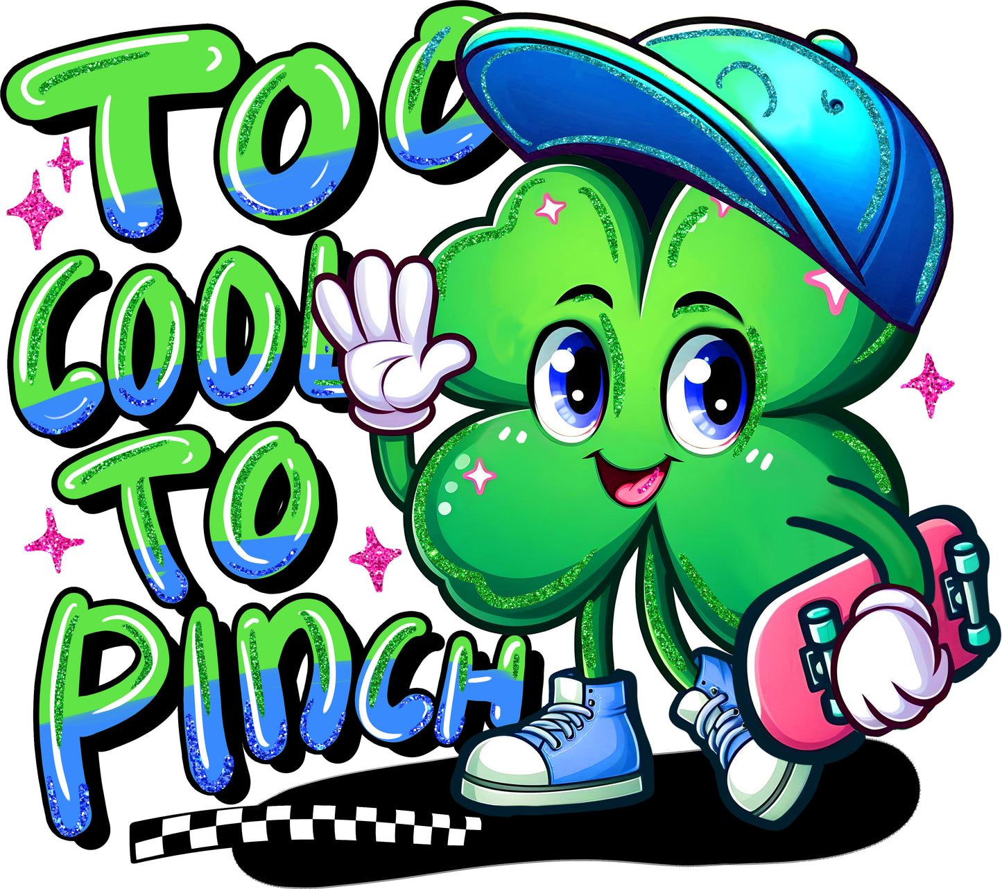 Boy Too cool to pinch DTF Transfer