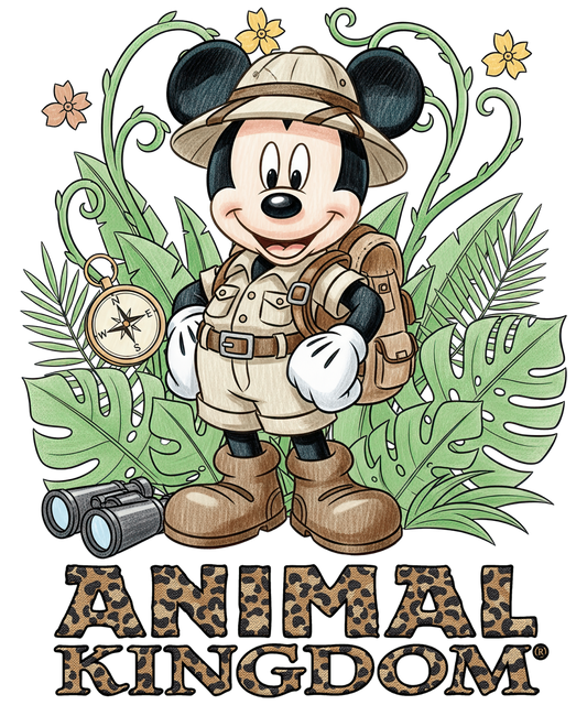 Mickey Animal Kingdom DTF Transfer