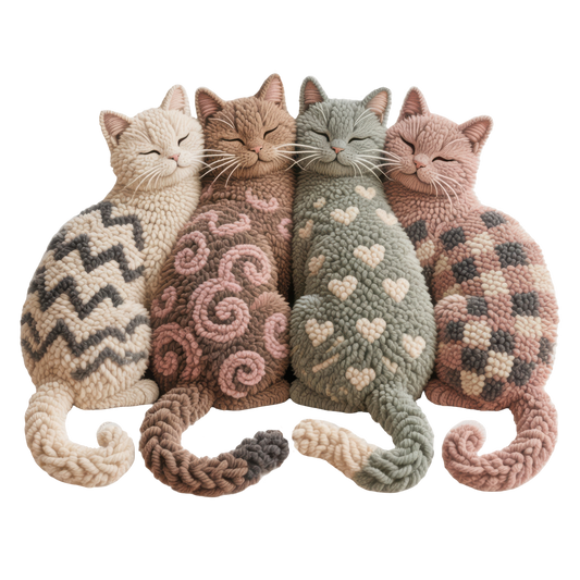 Kitty Yarn DTF Transfer