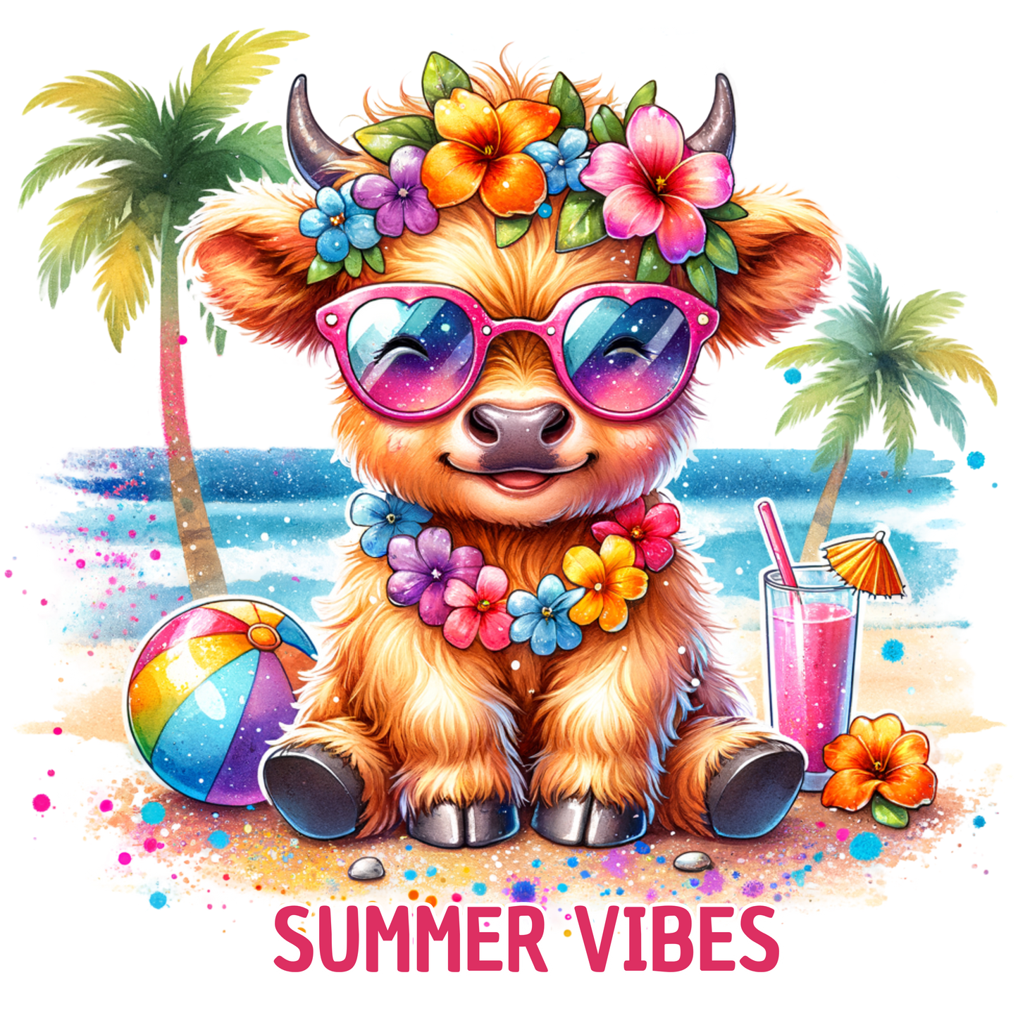 Summer Vibes DTF Transfer