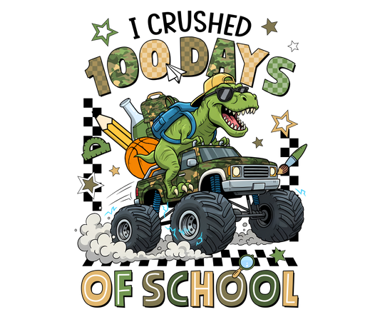 Dino 100 days DTF Transfer