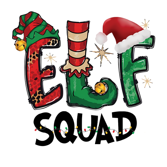 Elf Squad DTF Transfer