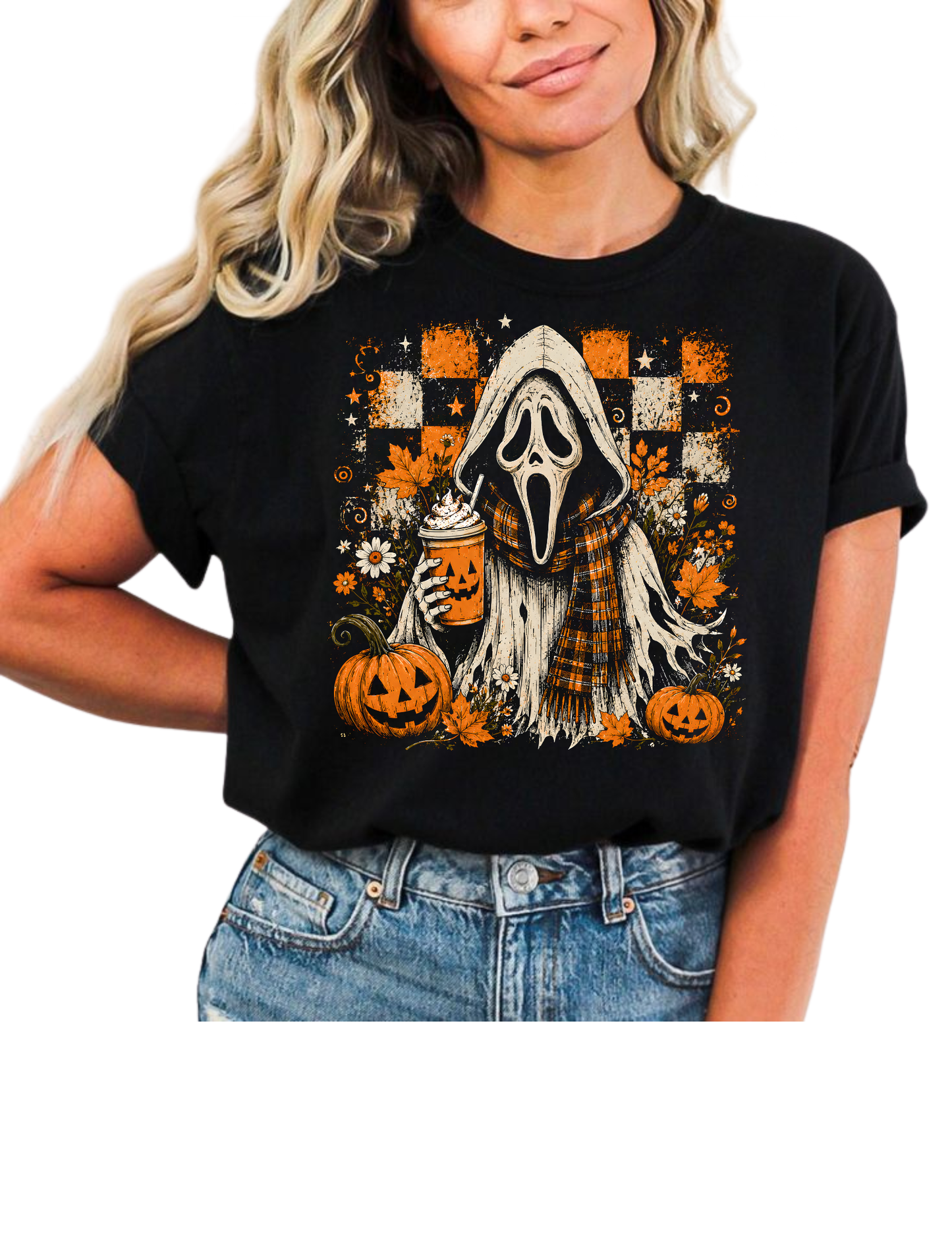 Ghost Face DTF Transfers