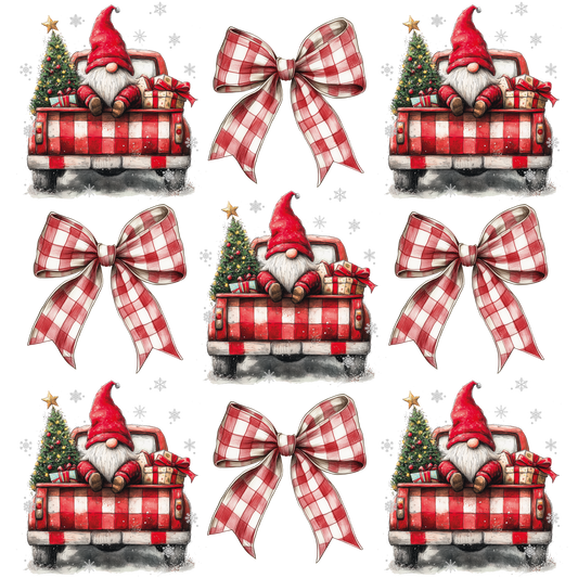 Christmas Gnomes DTF Transfer