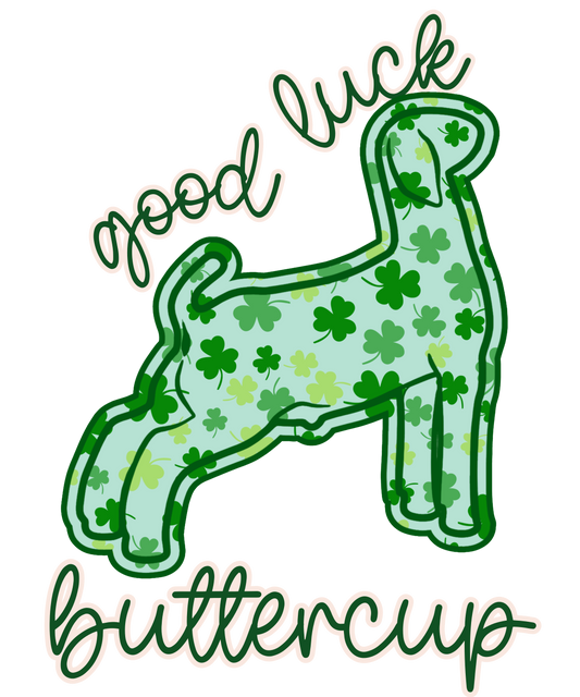 Goat good luck buttercup DTF Transfer