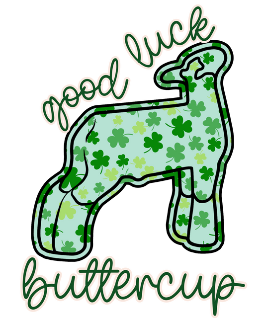 Lamb good luck buttercup DTF Transfer