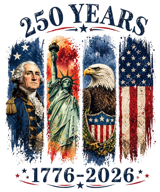 250 Years 1776-2026 DTF Transfer