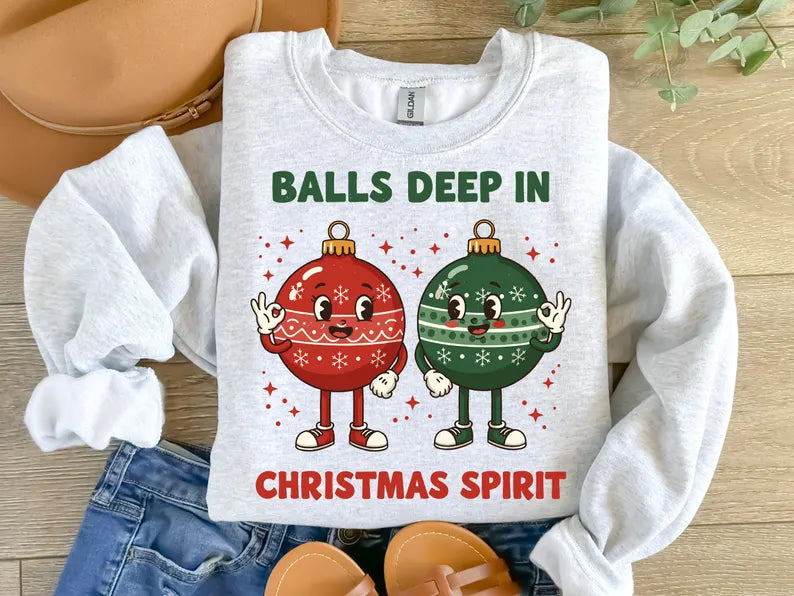 Balls Deep in Christmas spirit T-Shirt