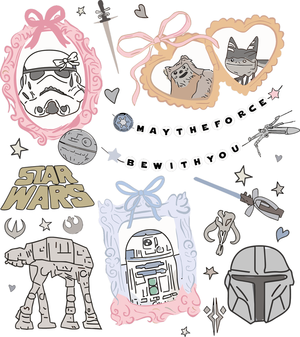 Star Wars theme DTF Transfer
