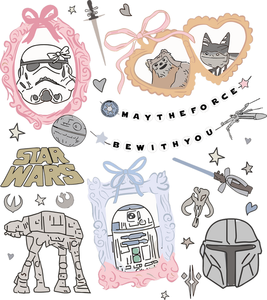 Star Wars theme DTF Transfer