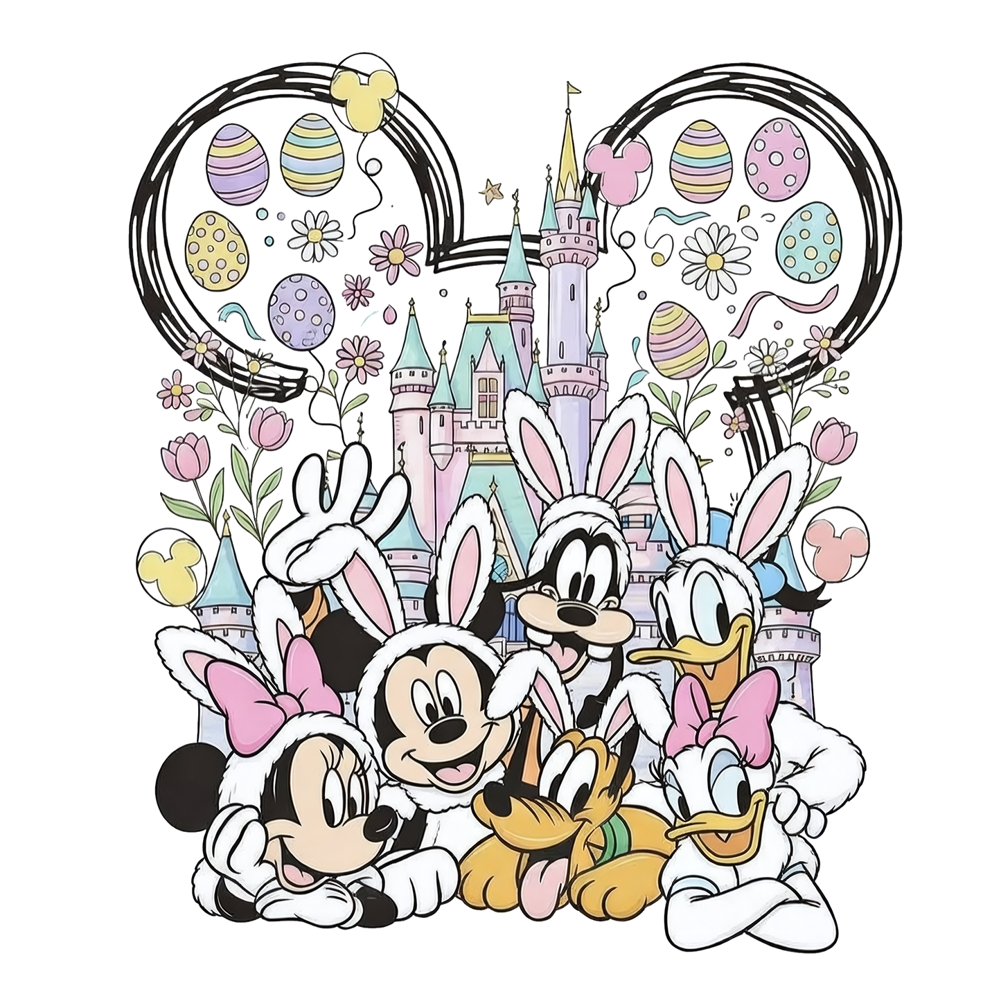 Disney Easter DTF Transfer