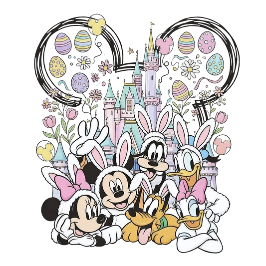 Disney Easter DTF Transfer