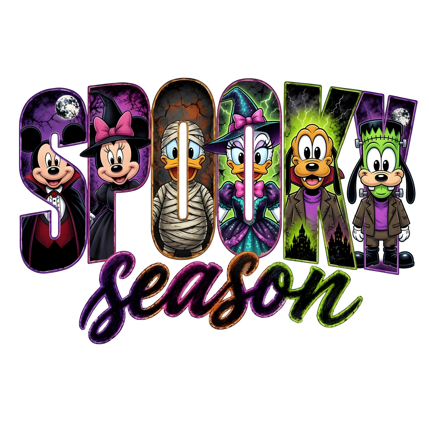 Spooky Season DTF Transfers
