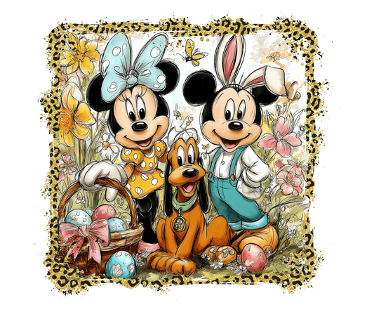 Mickey & Minnie Easter DTF Transfer