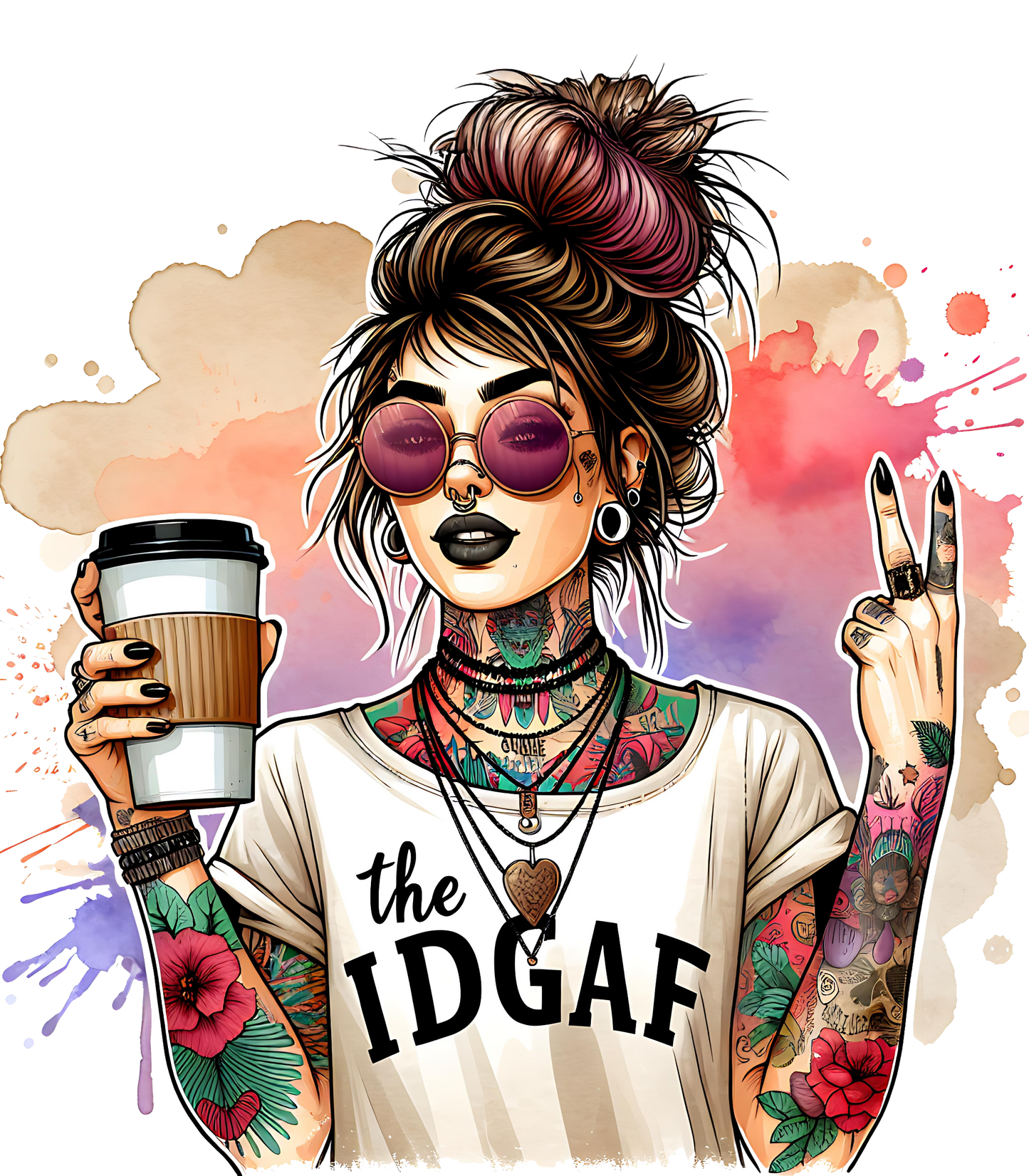 The IDGAF Mom DTF Transfer