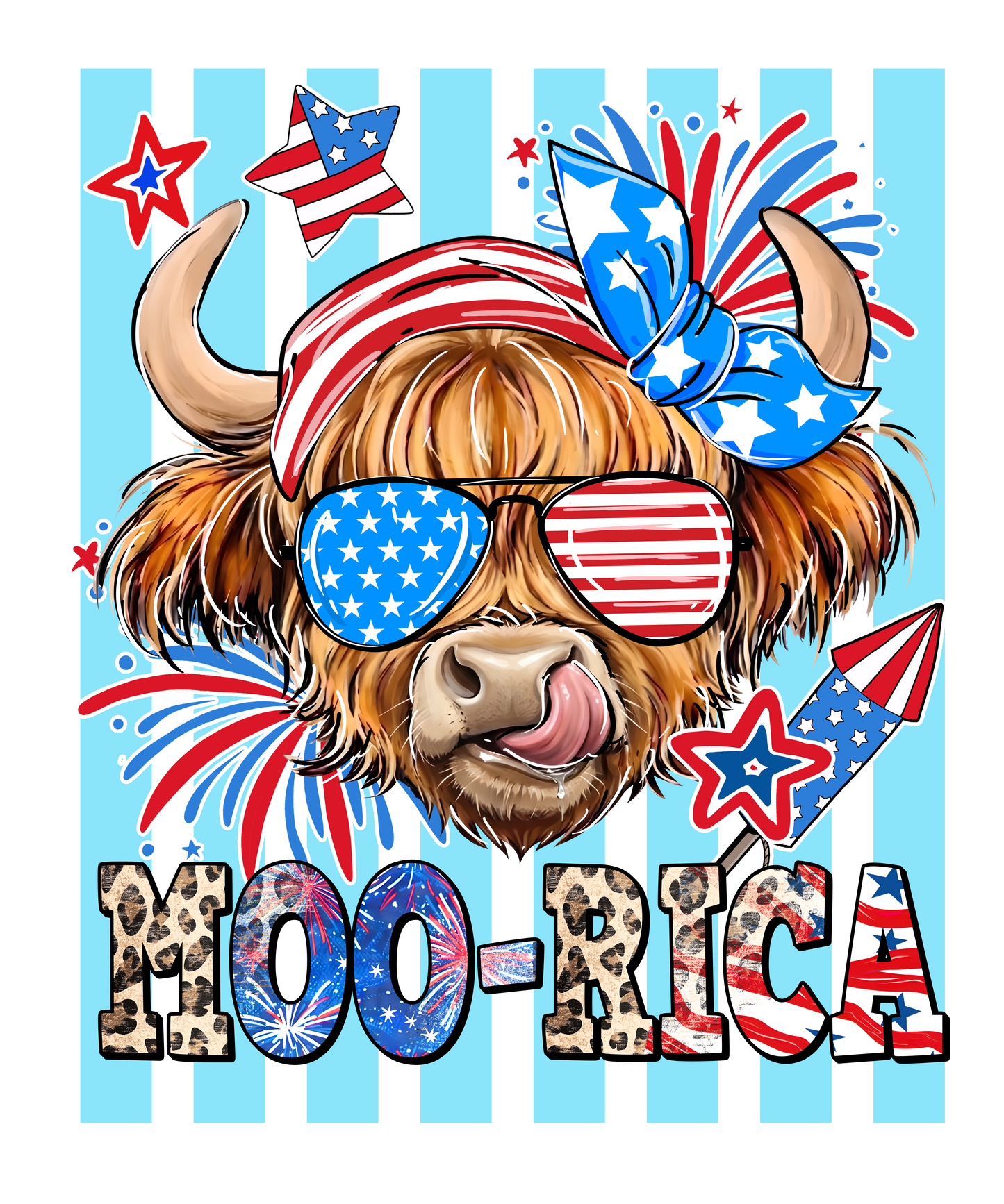 Moo-Rica DTF Transfer