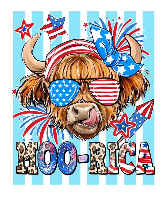 Moo-Rica DTF Transfer