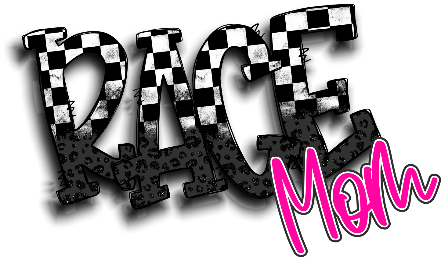 Race Mom DTF Transfer