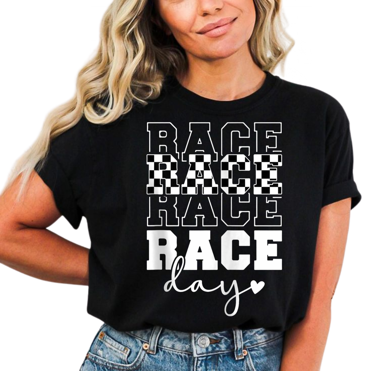 Race. Race. Race Day DTF Transfers