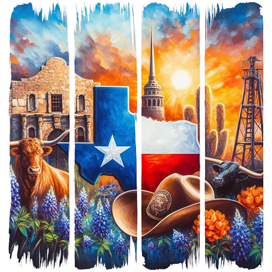 Texas Scene DTF Transfer