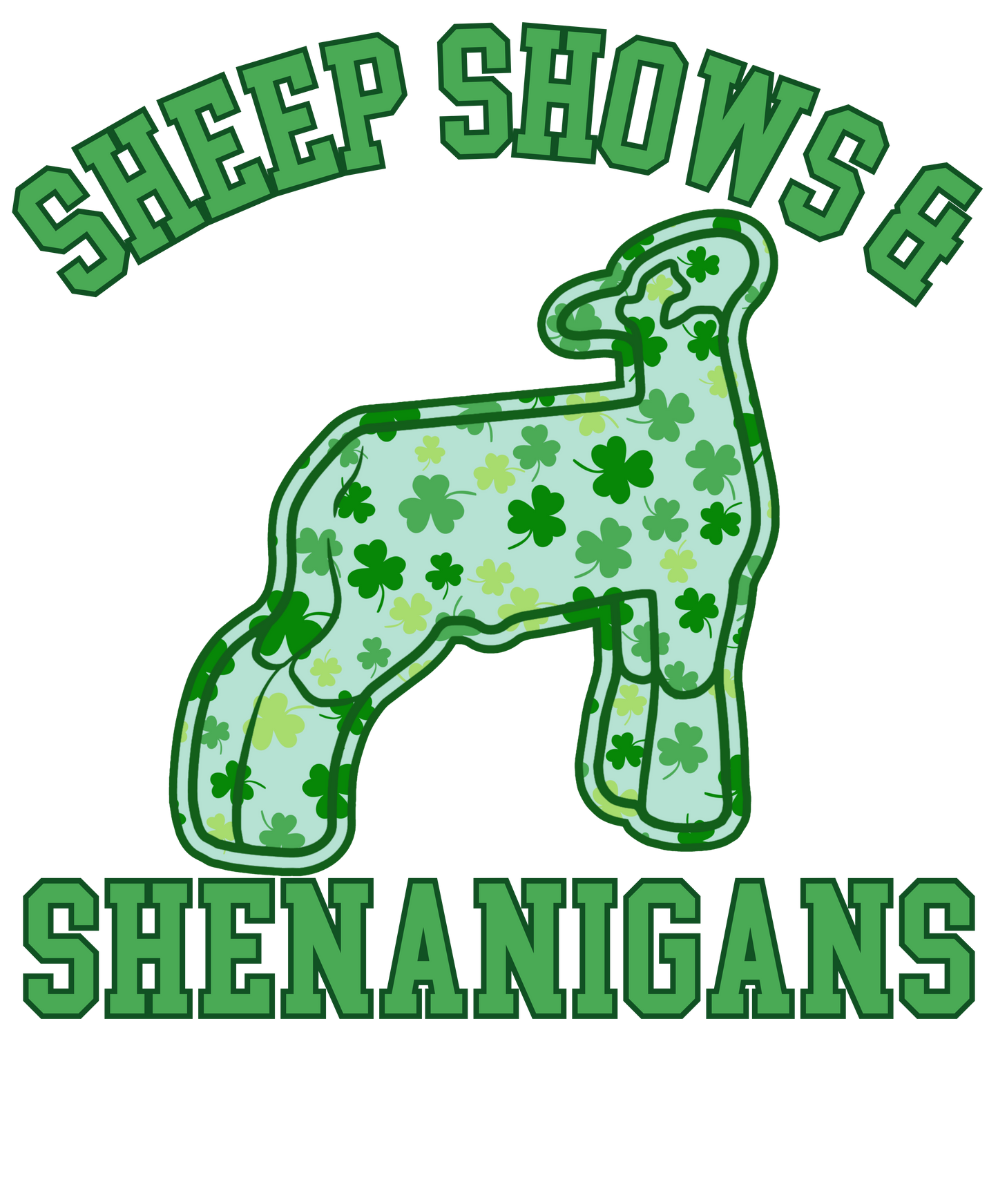 Sheep Shenanigans DTF Transfer