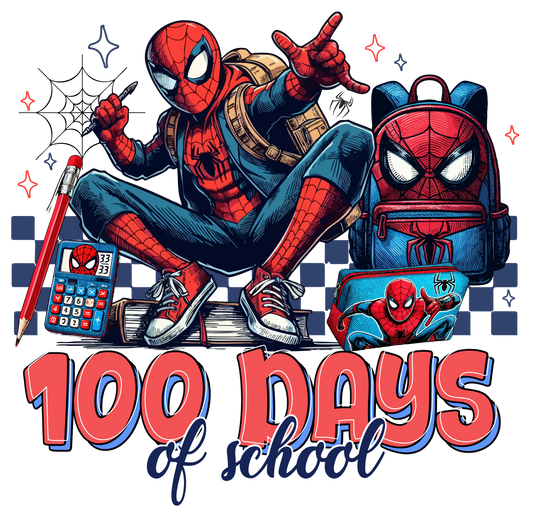Spiderman 100 days DTF Transfer