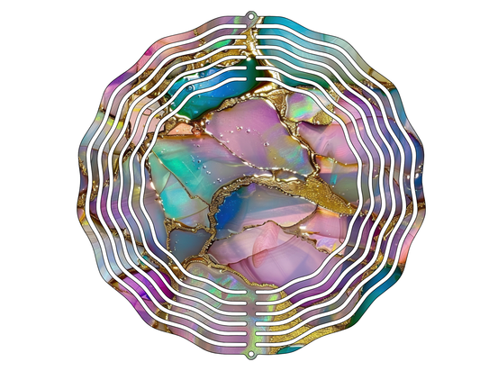 Colorful Glass Wind Spinner