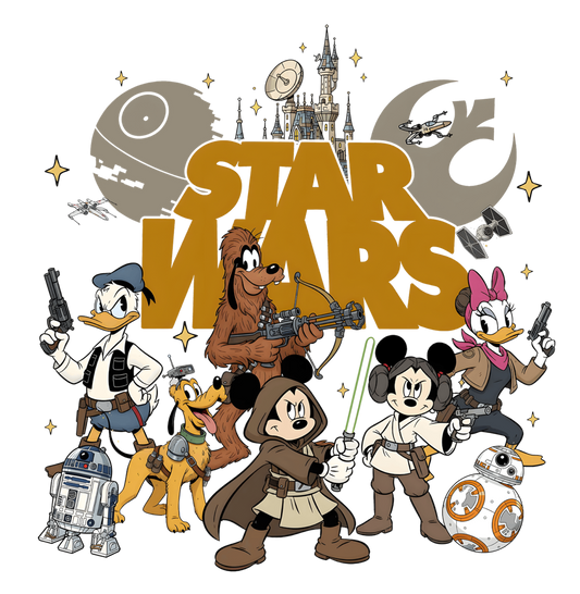 Star Wars disney theme DTF Transfer