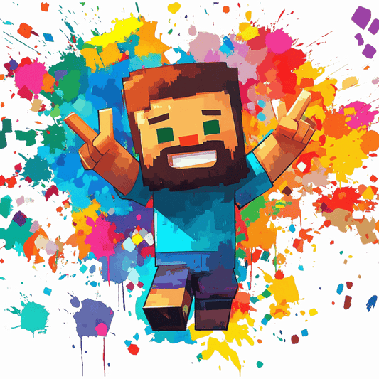 Minecraft STEVE DTF Transfer