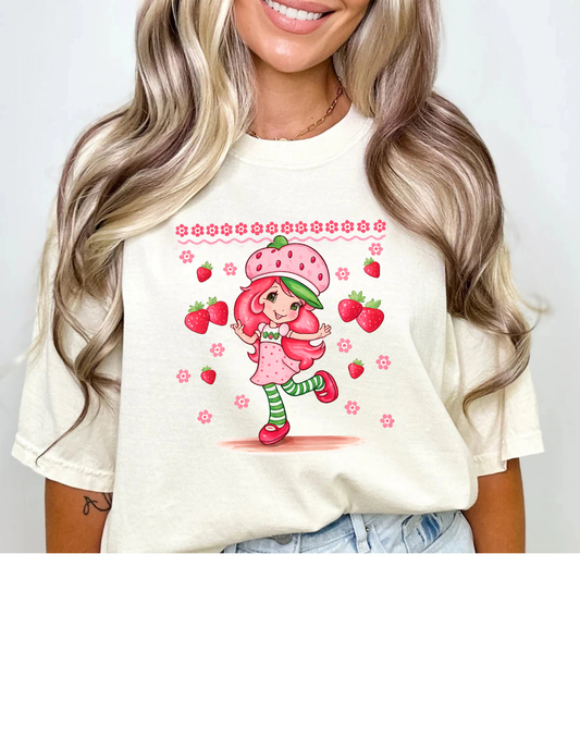 Strawberry Shortcake DTF Transfer