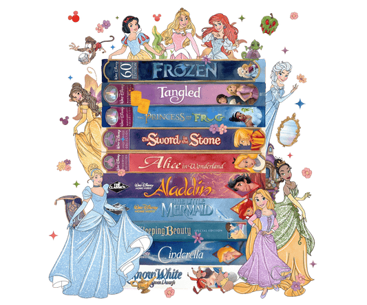 Disney Princess VHS DTF Transfer