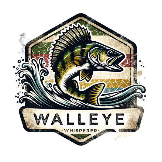 Walleye Fish DTF Transfer
